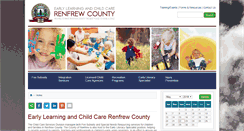 Desktop Screenshot of countyofrenfrewelcc.com