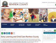 Tablet Screenshot of countyofrenfrewelcc.com